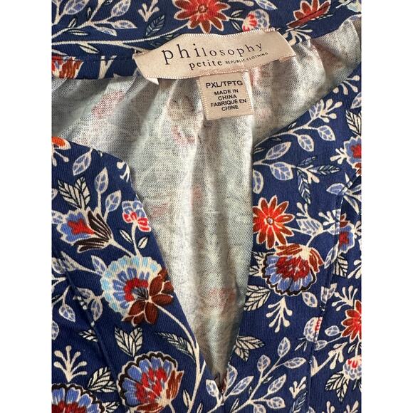 Philosophy Boho Floral Midi Dress – Petite XL – Flowy & Feminine - Picture 4 of 4